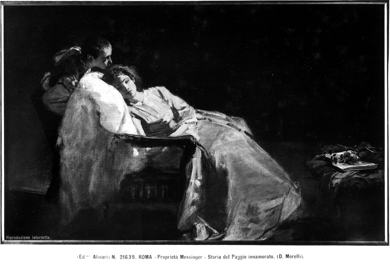 The Page in Love by Domenico Morelli