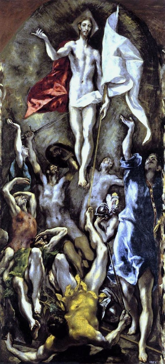 The Resurrection by El Greco