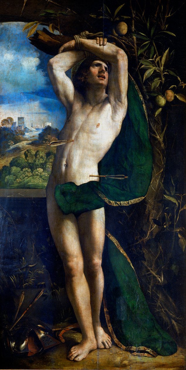 St. Sebastian by Dosso Dossi