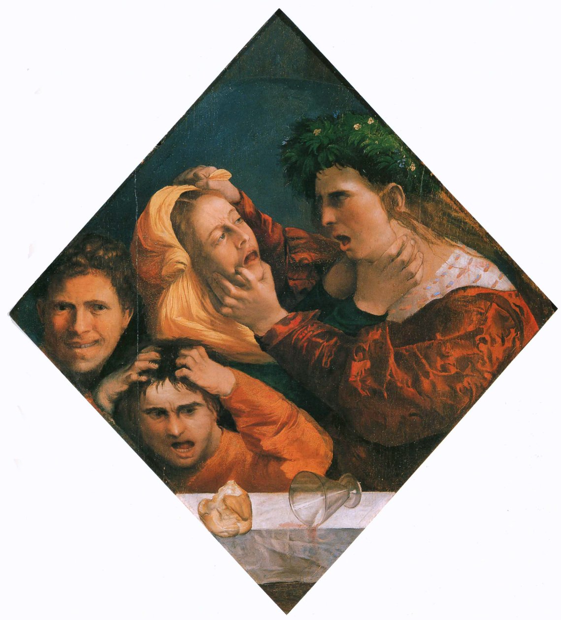 The Quarrel by Dosso Dossi