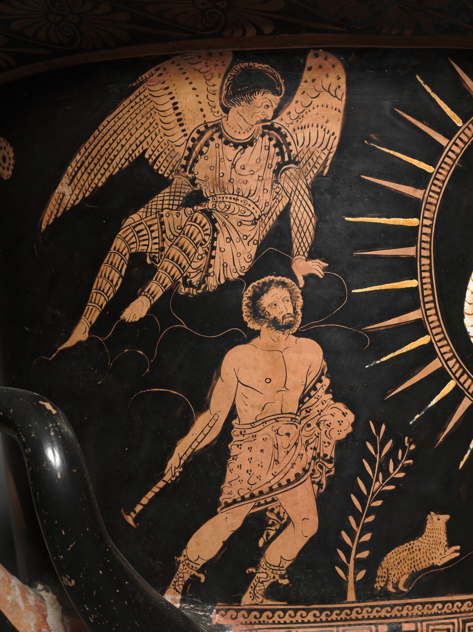 Detail (red-figure lekythos) by Douris