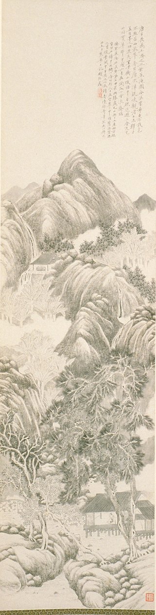 The Purple Plantain Retreat After Tang Yin by Du Qian