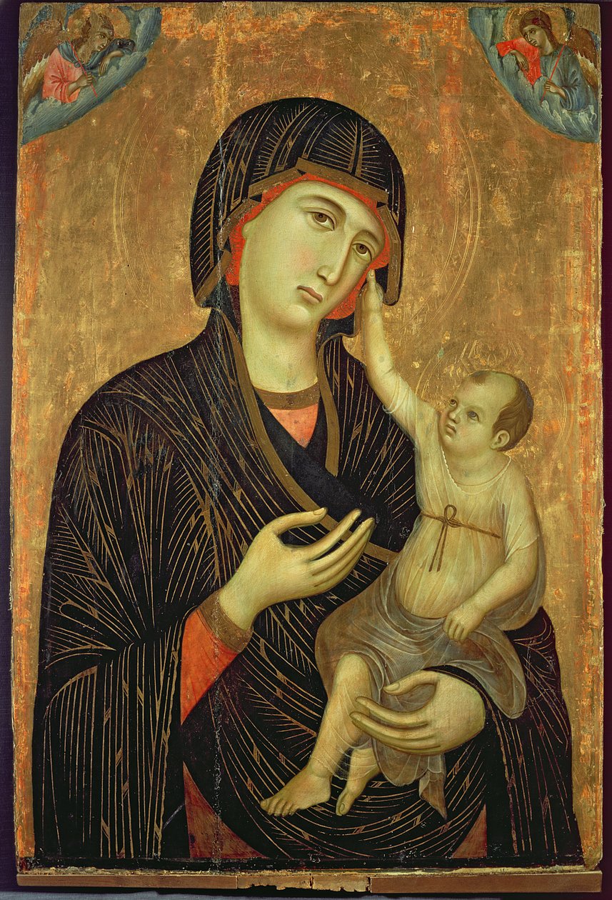 Crevole Madonna (The Virgin and Child with Angels) by Duccio di Buoninsegna