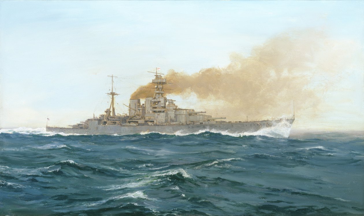 HMS Hood by Duff Tollemache