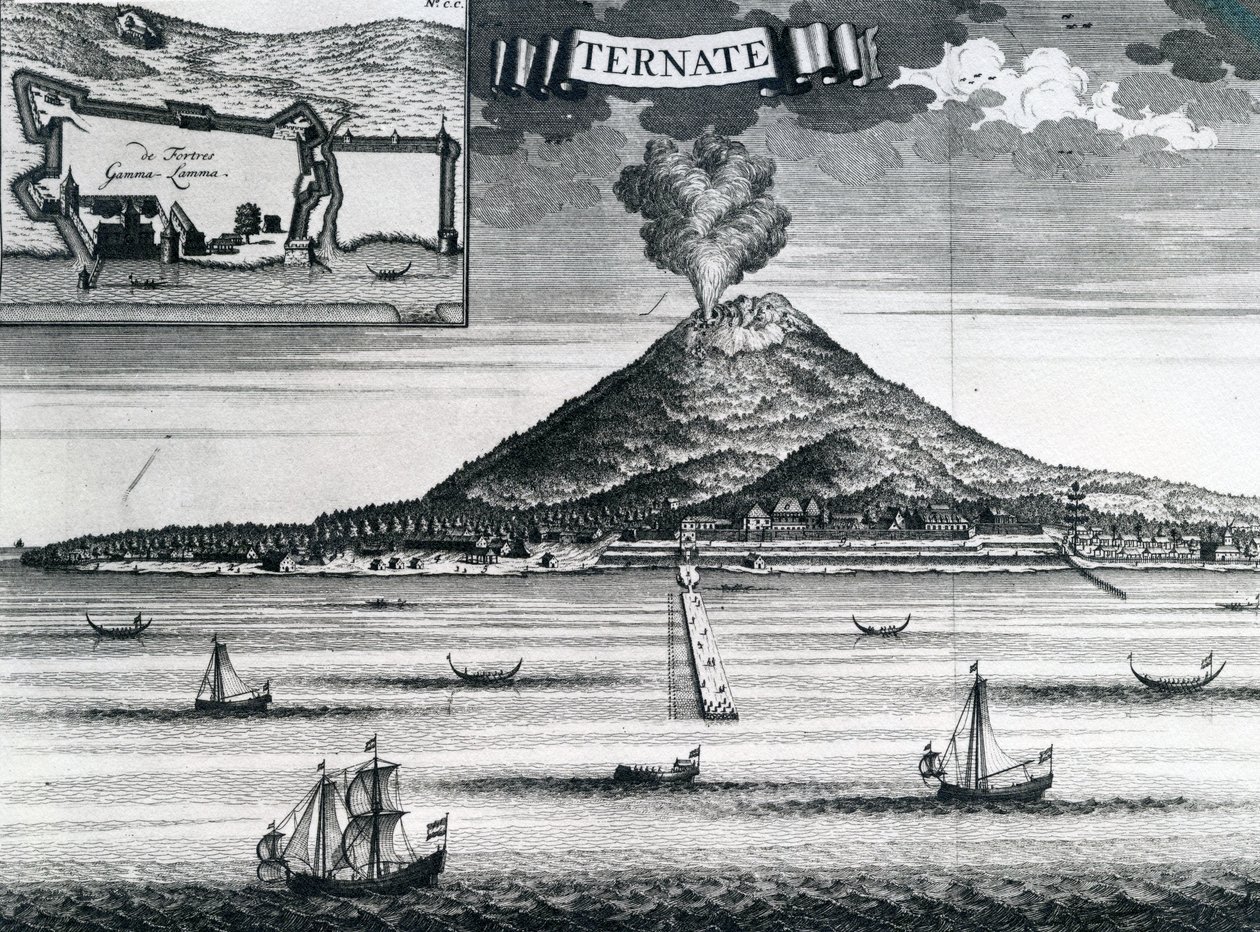 Ternate Island by Dutch School