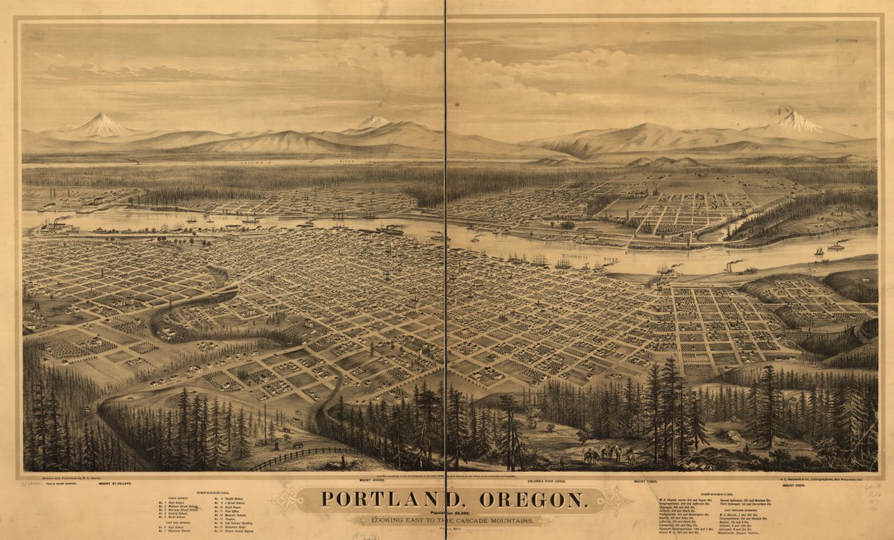 Portland, Oregon by E. S. Glover