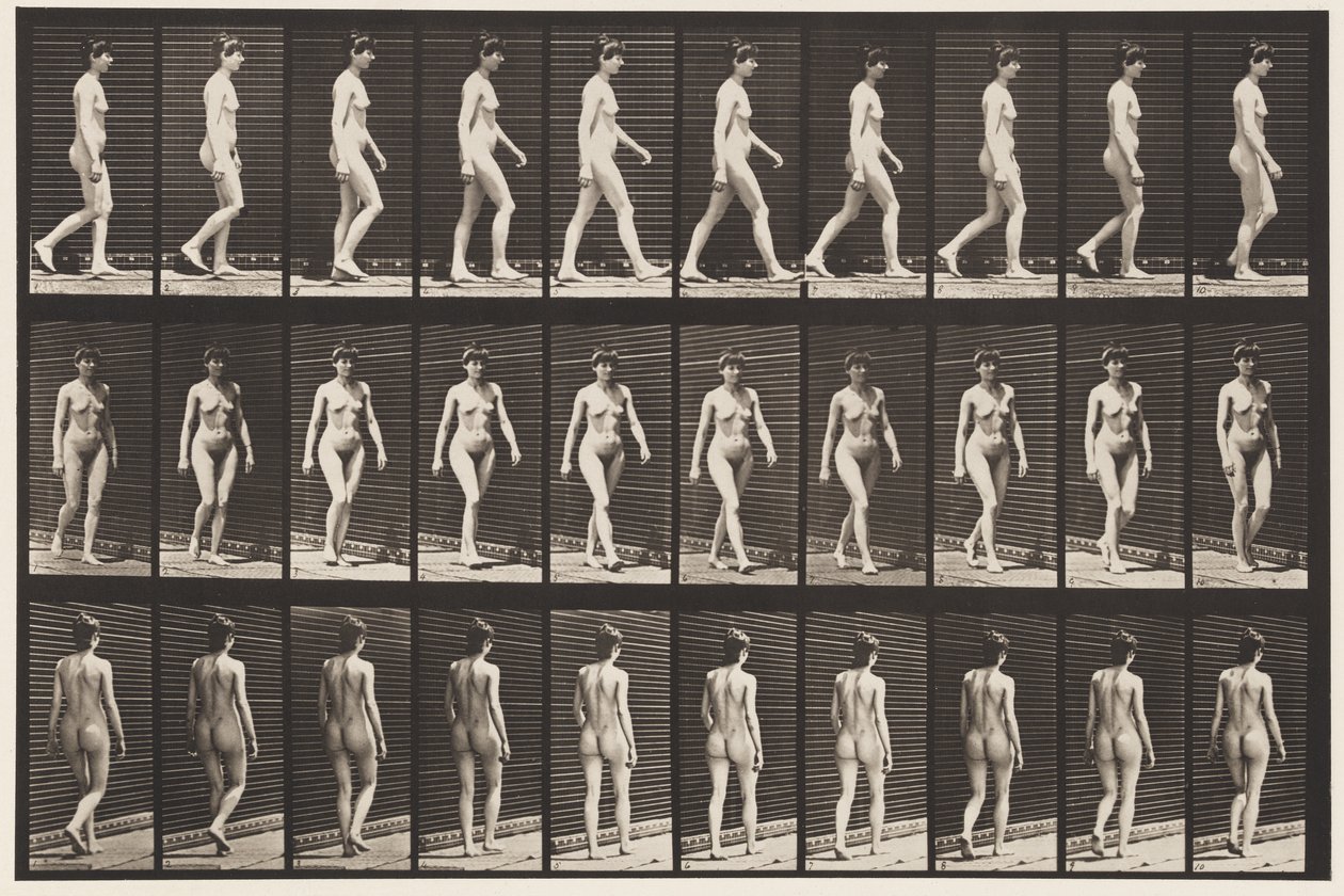 Walking by Eadweard Muybridge