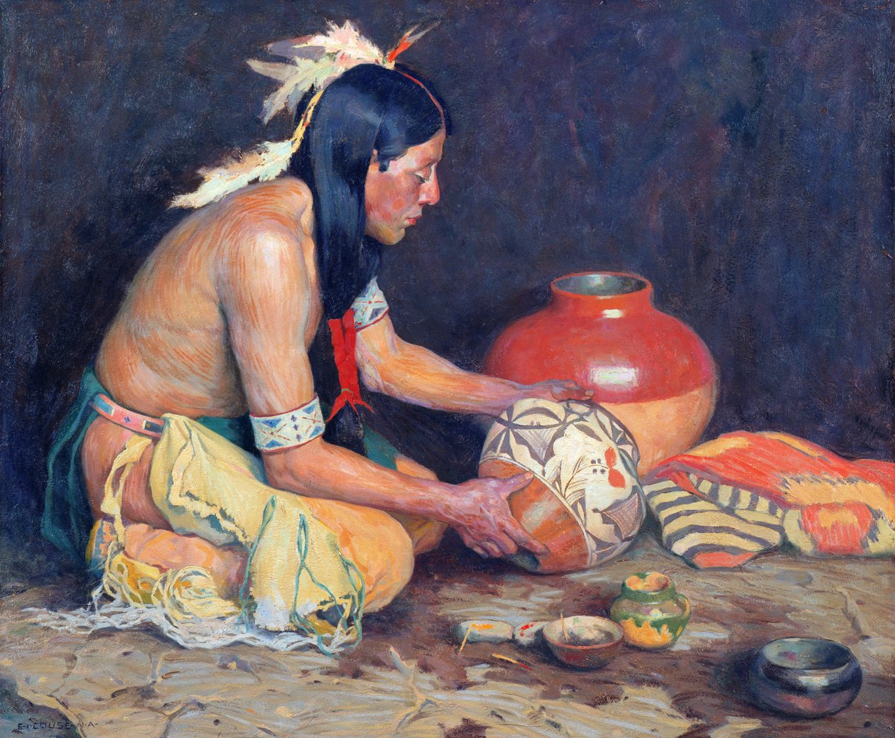 The Potter by Eanger Irving Couse
