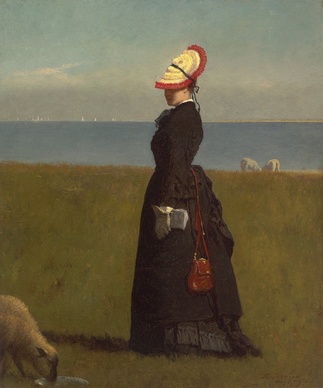 Lambs, Nantucket by Eastman Johnson