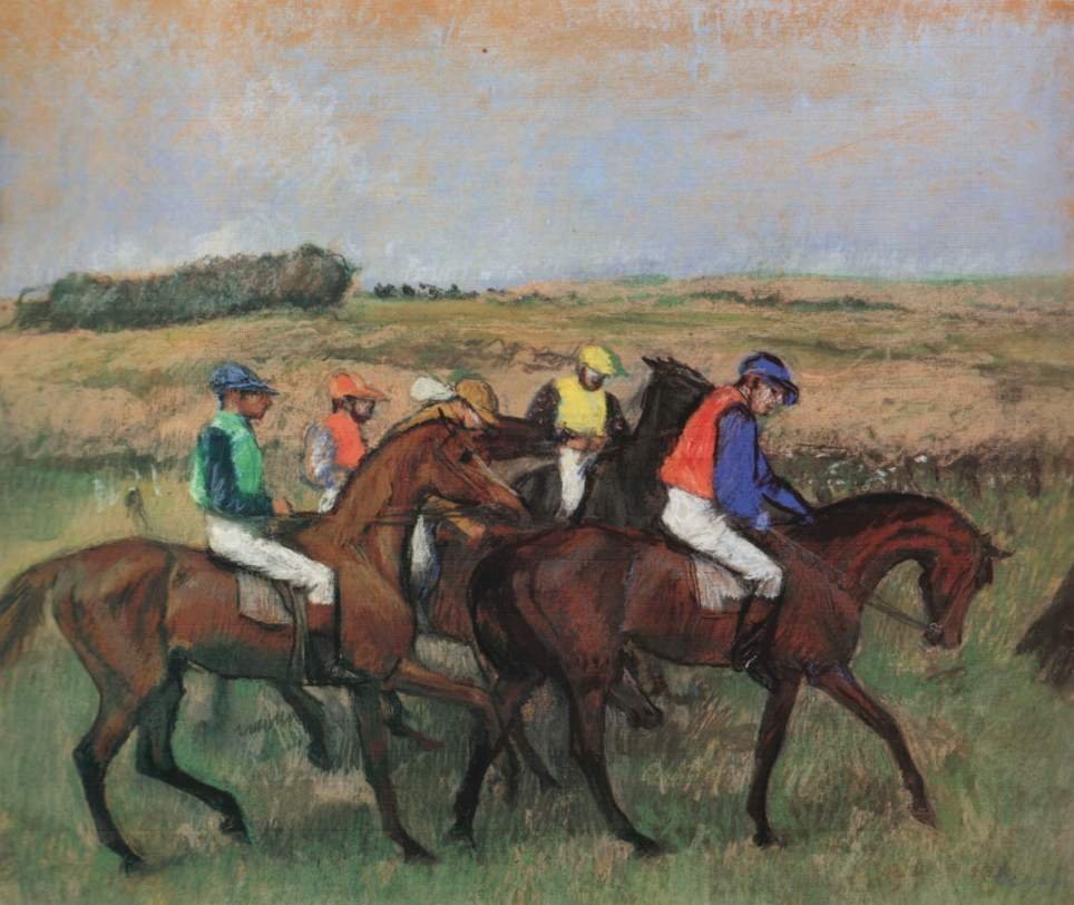 The Races by Edgar Degas