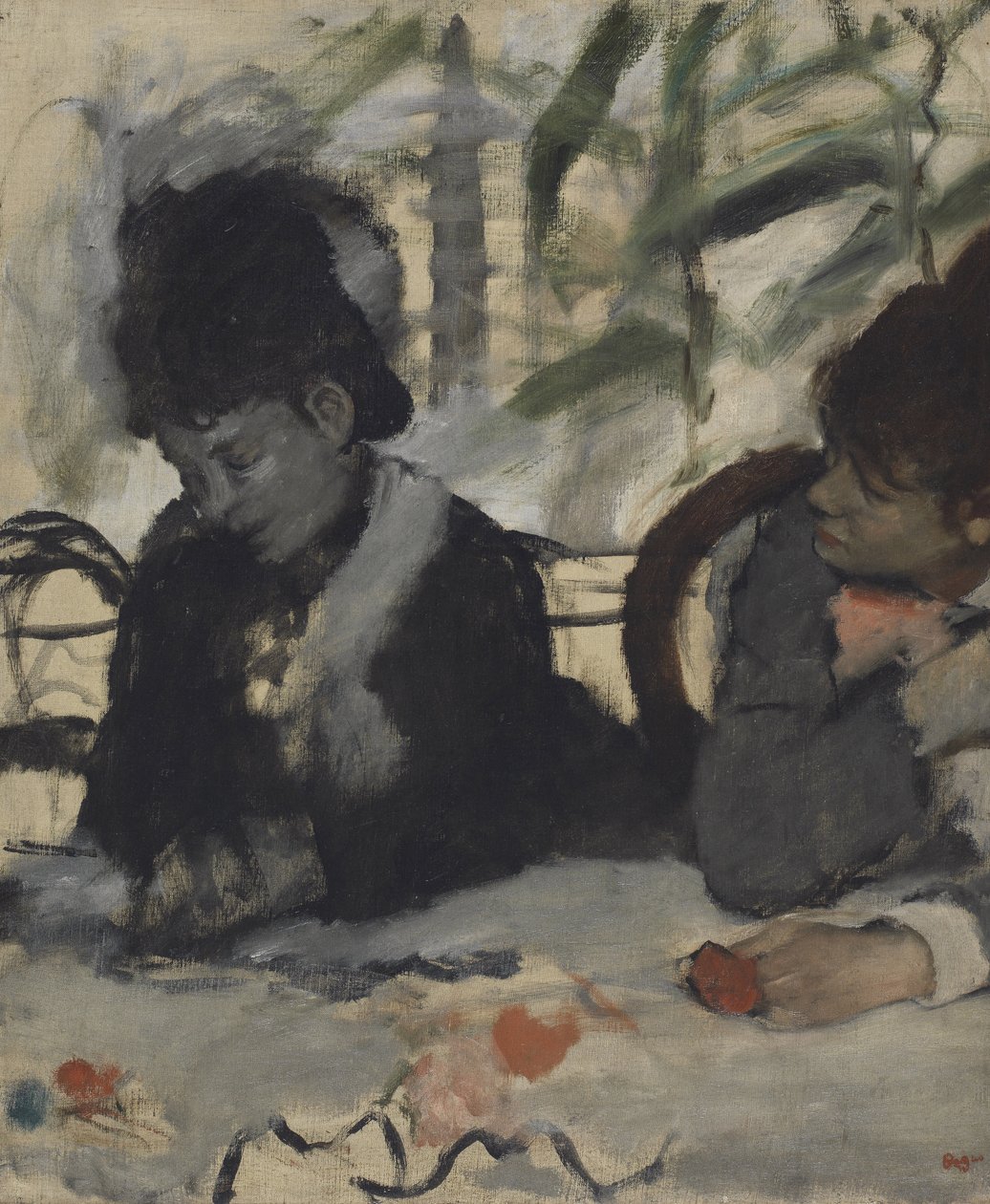 At the Cafe by Edgar Degas