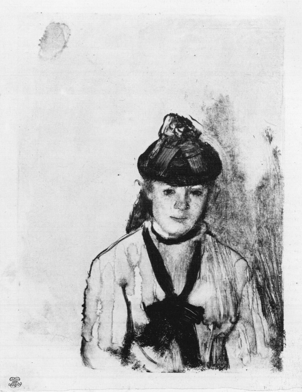 Ellen Andree by Edgar Degas