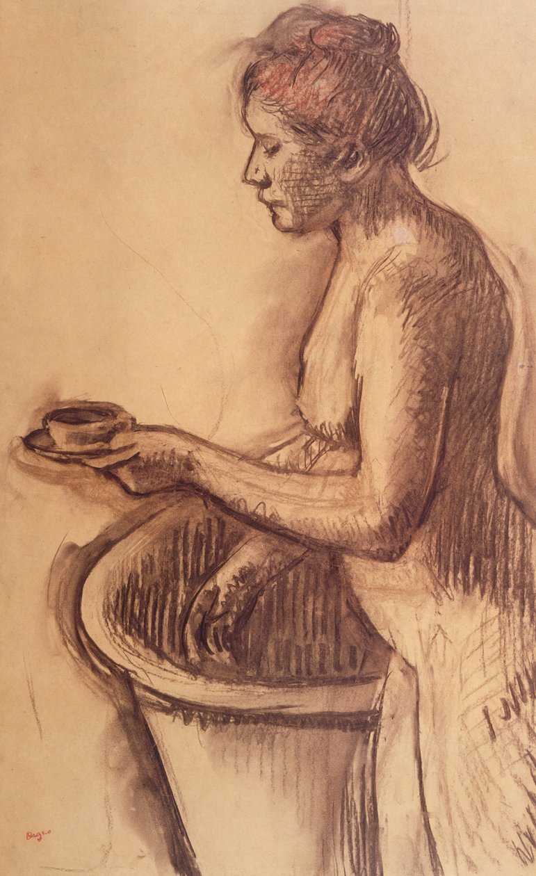 Female Nude by Edgar Degas