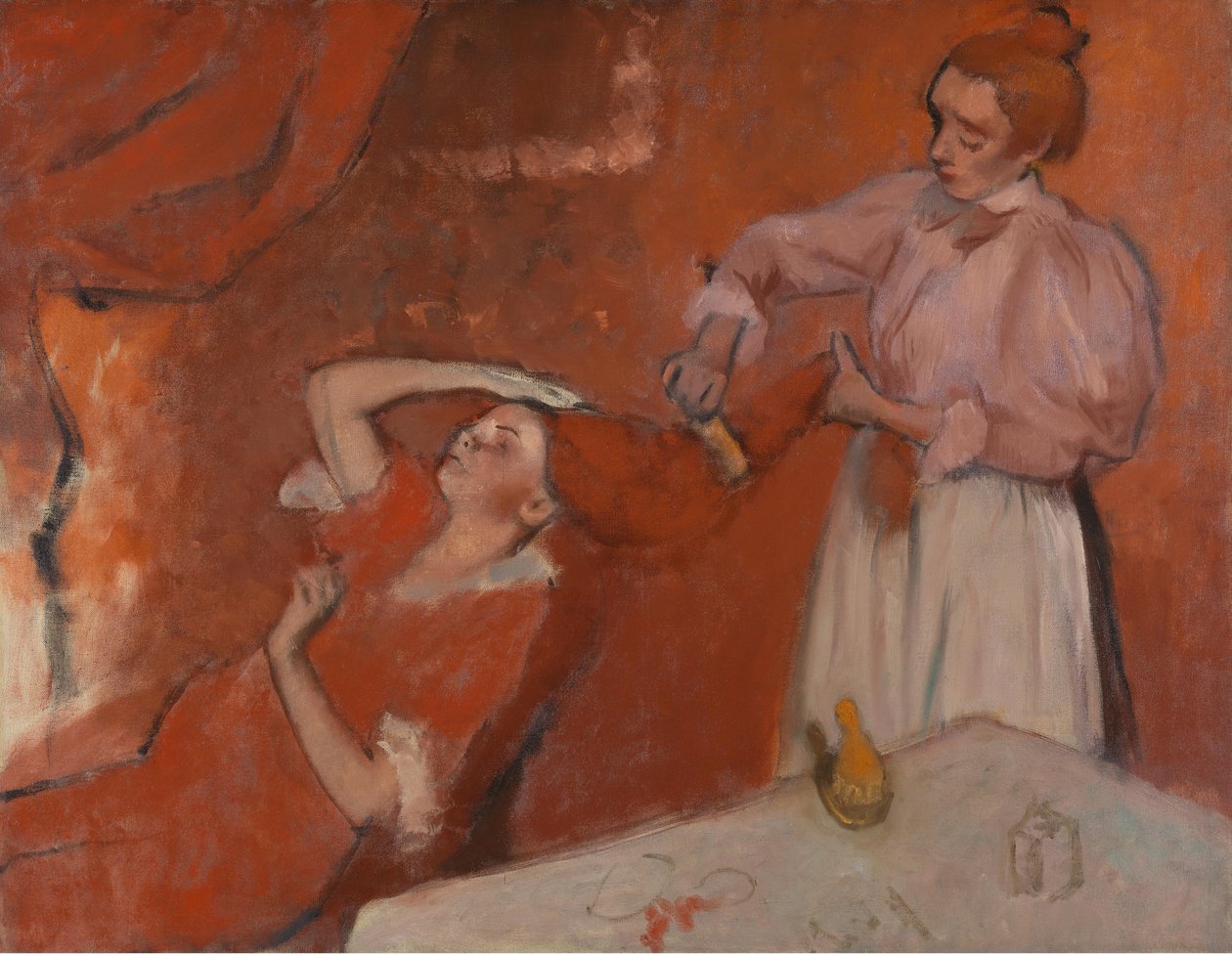 The Hairstyle by Edgar Degas