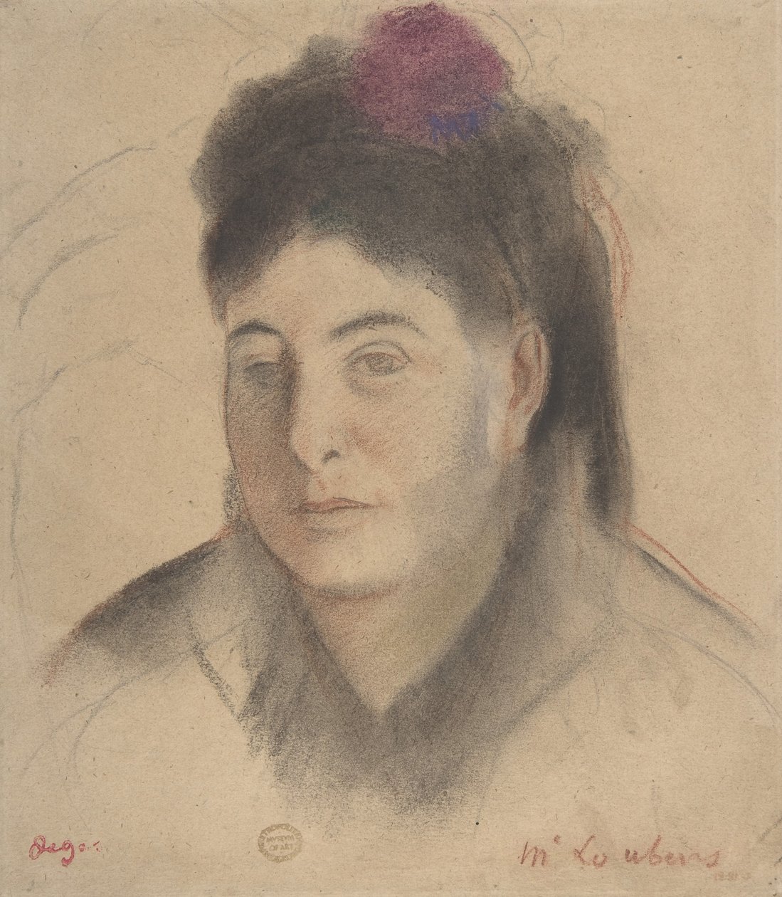 Madame Loubens by Edgar Degas