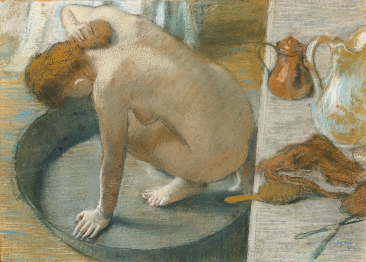 The Tub, 1886 by Edgar Degas
