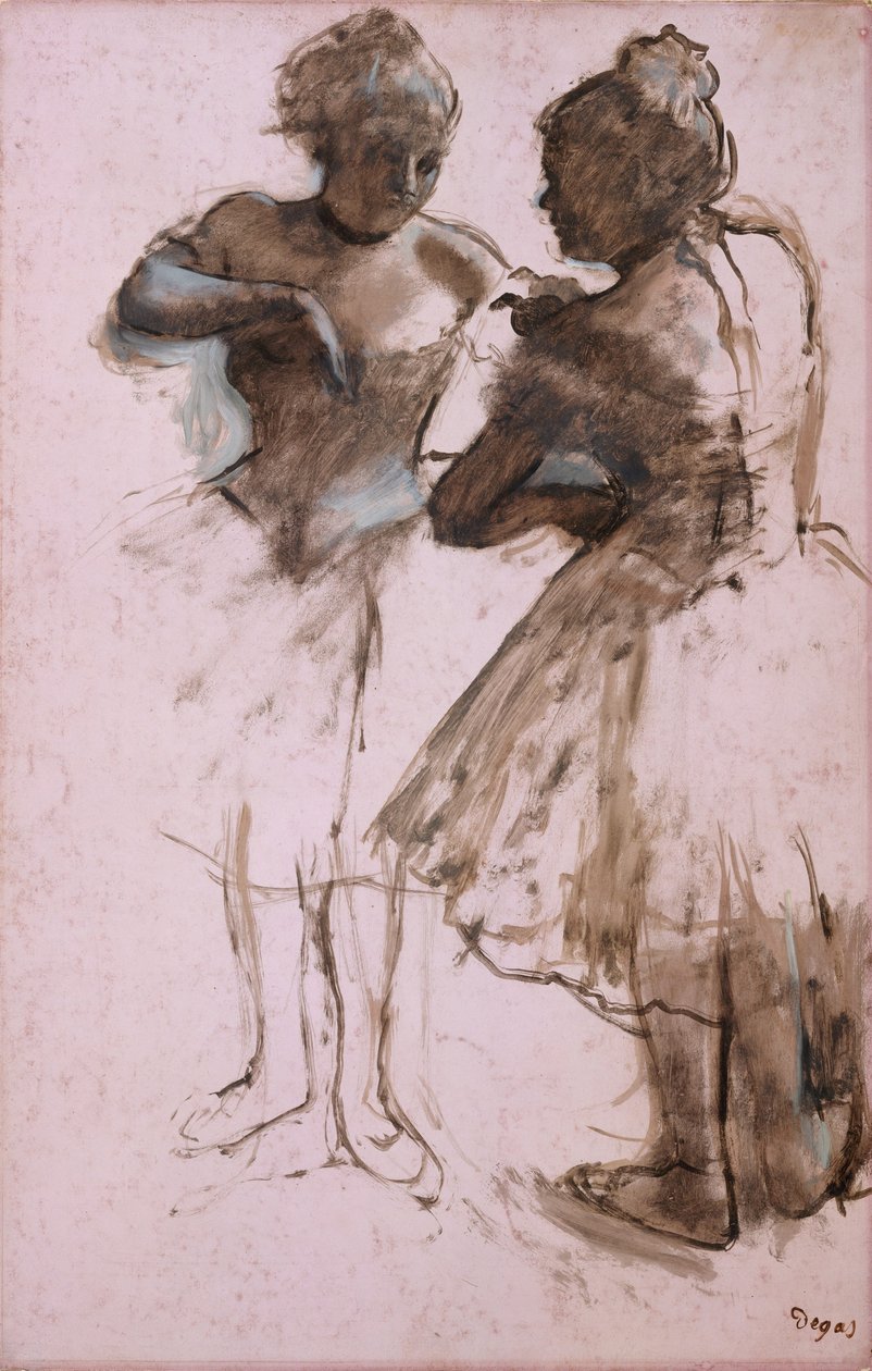 Two Dancers by Edgar Degas