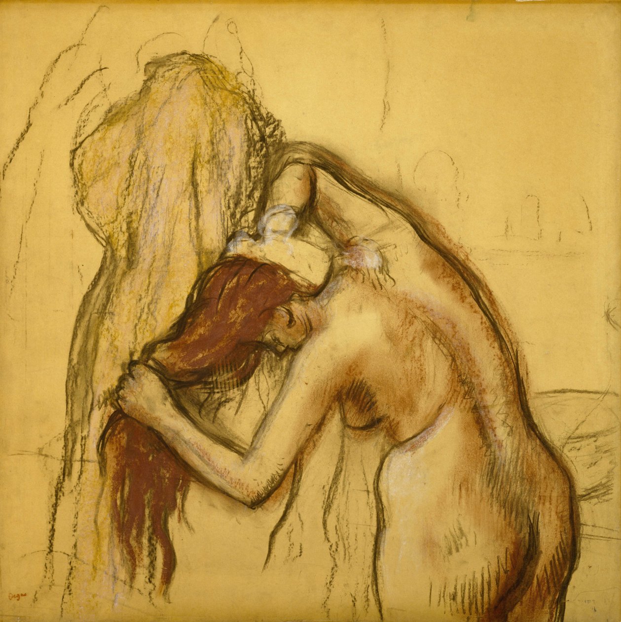 Woman Drying Herself by Edgar Degas