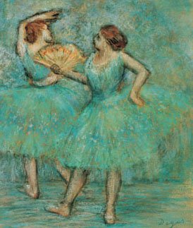 Two Dancers by Edgar Degas