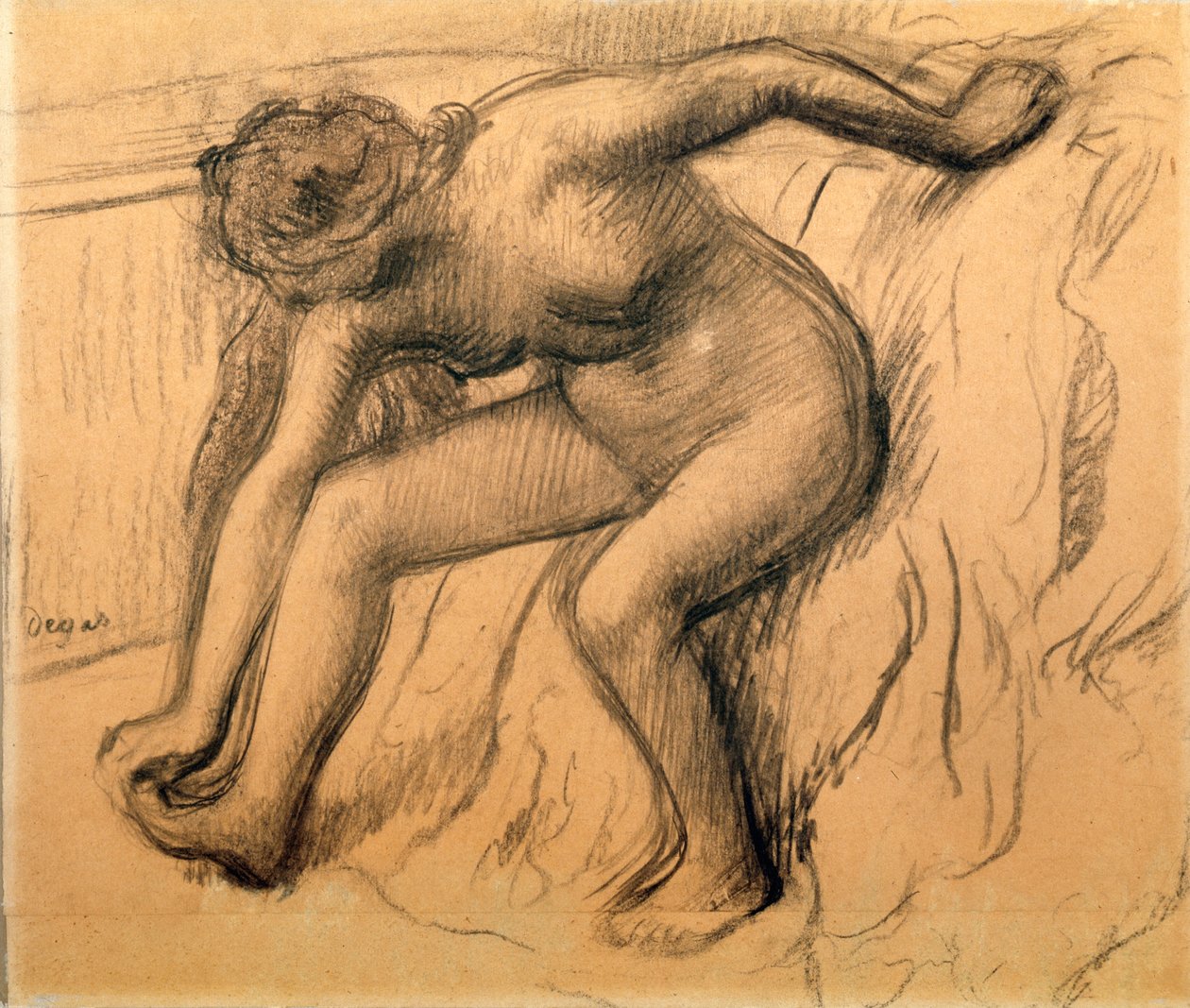 After the Bath, 1892 by Edgar Degas