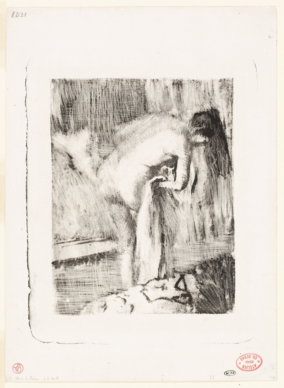 After the Bath II by Edgar Degas