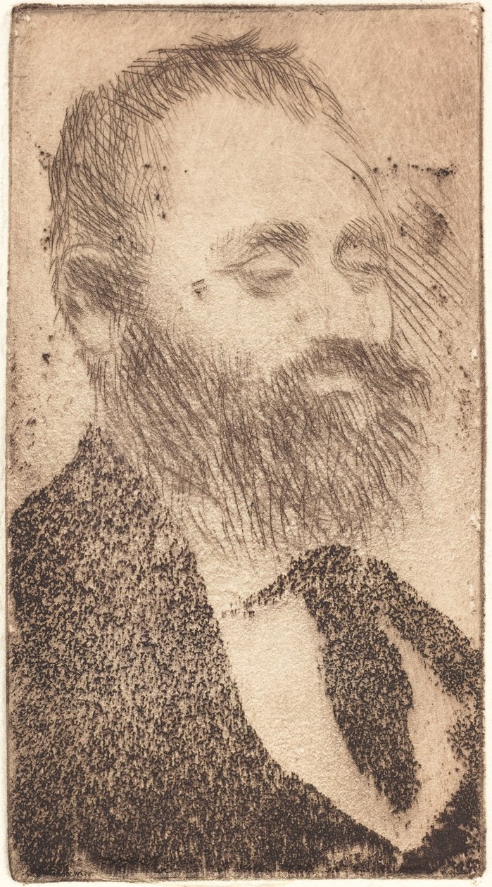 Alphonse Hirsch by Edgar Degas