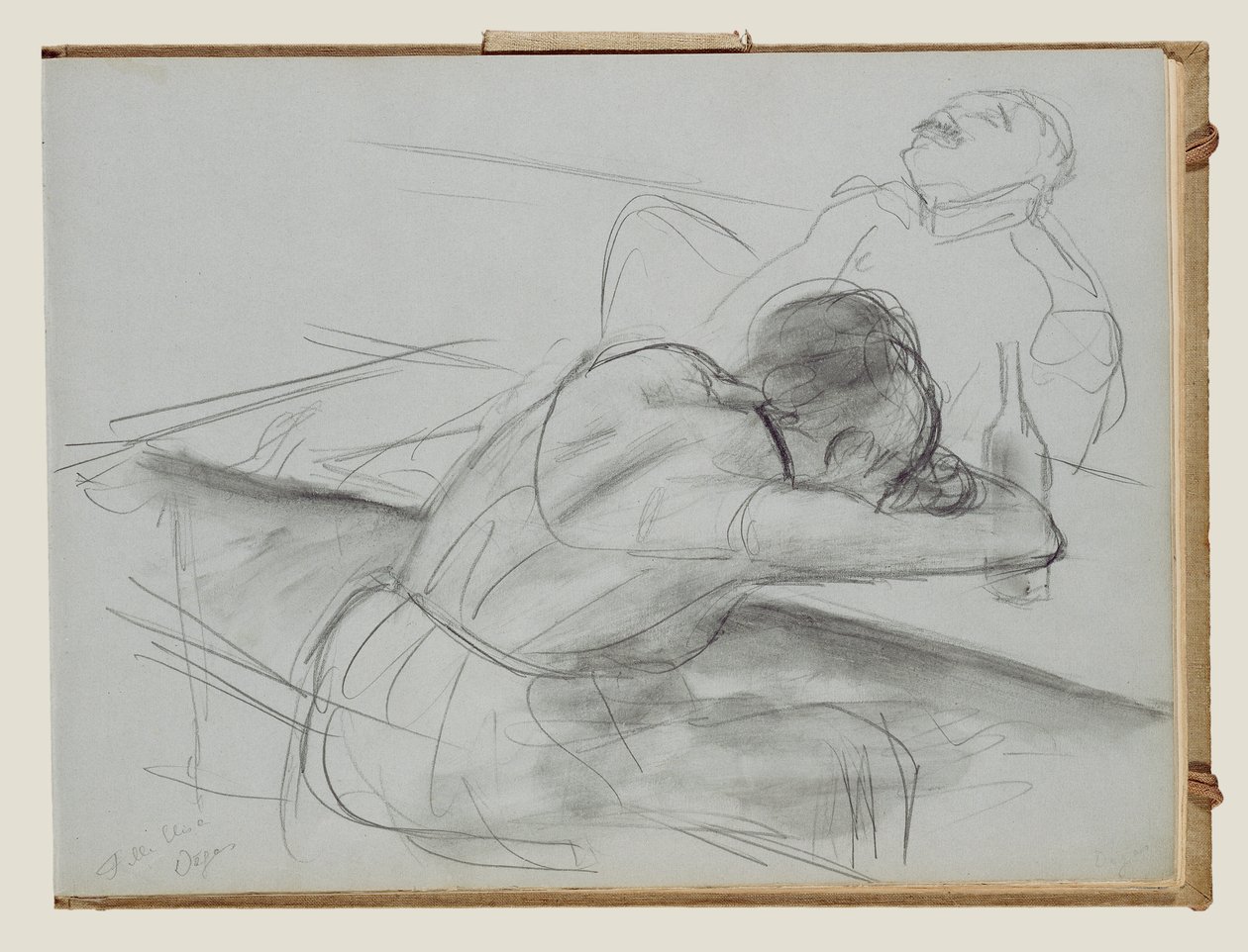 Brothel Scene by Edgar Degas