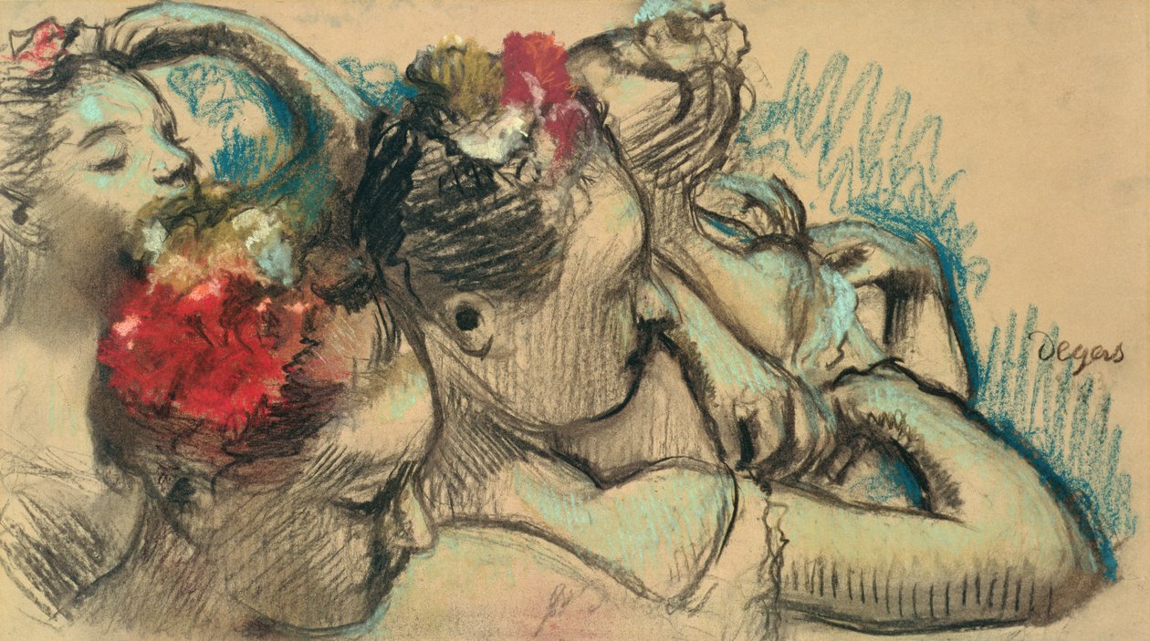 Dancers, c.1896-8 by Edgar Degas