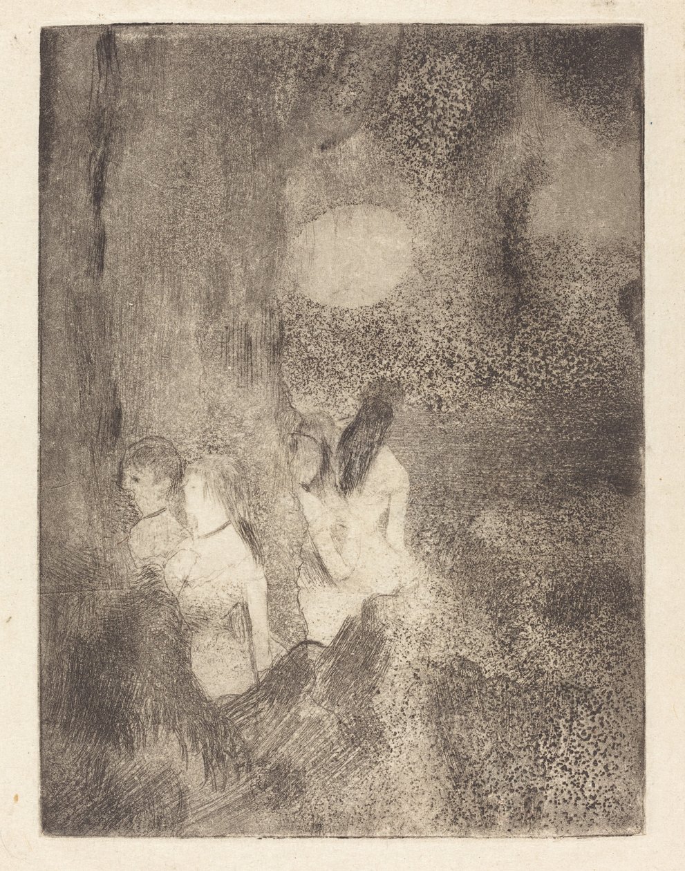 Dancers in the Wings by Edgar Degas