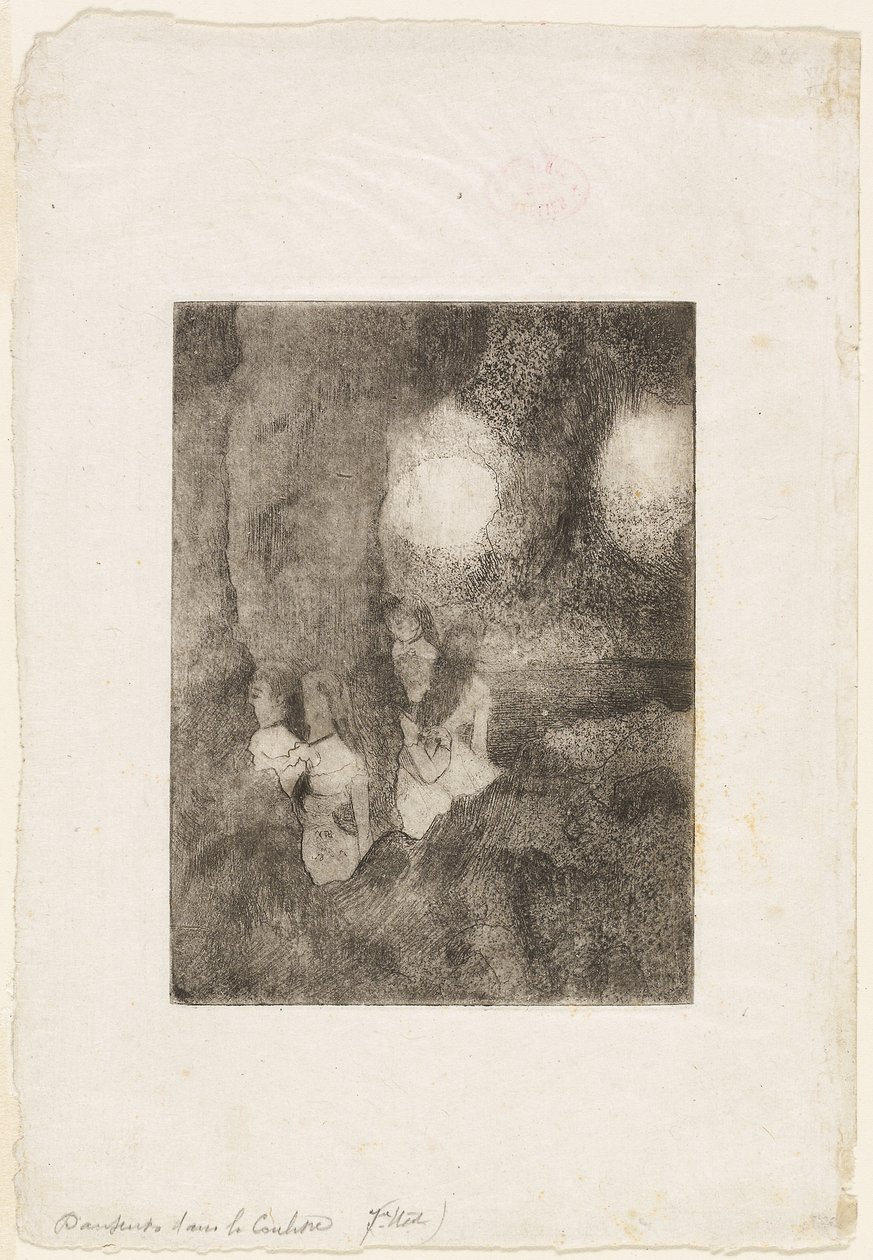 Dancers in the Wings by Edgar Degas