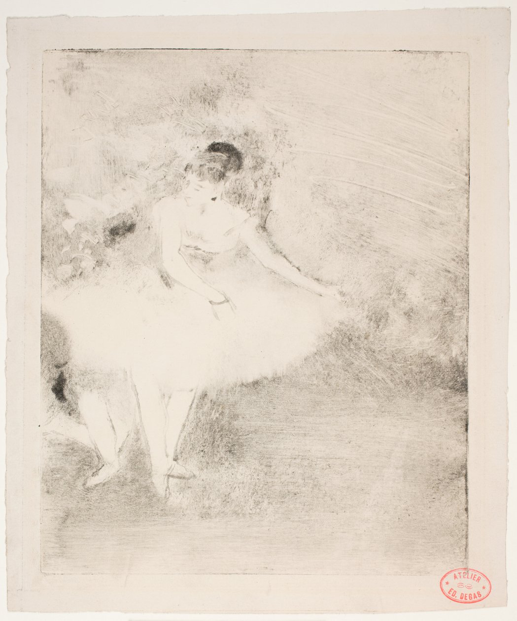 Dancer on Stage by Edgar Degas