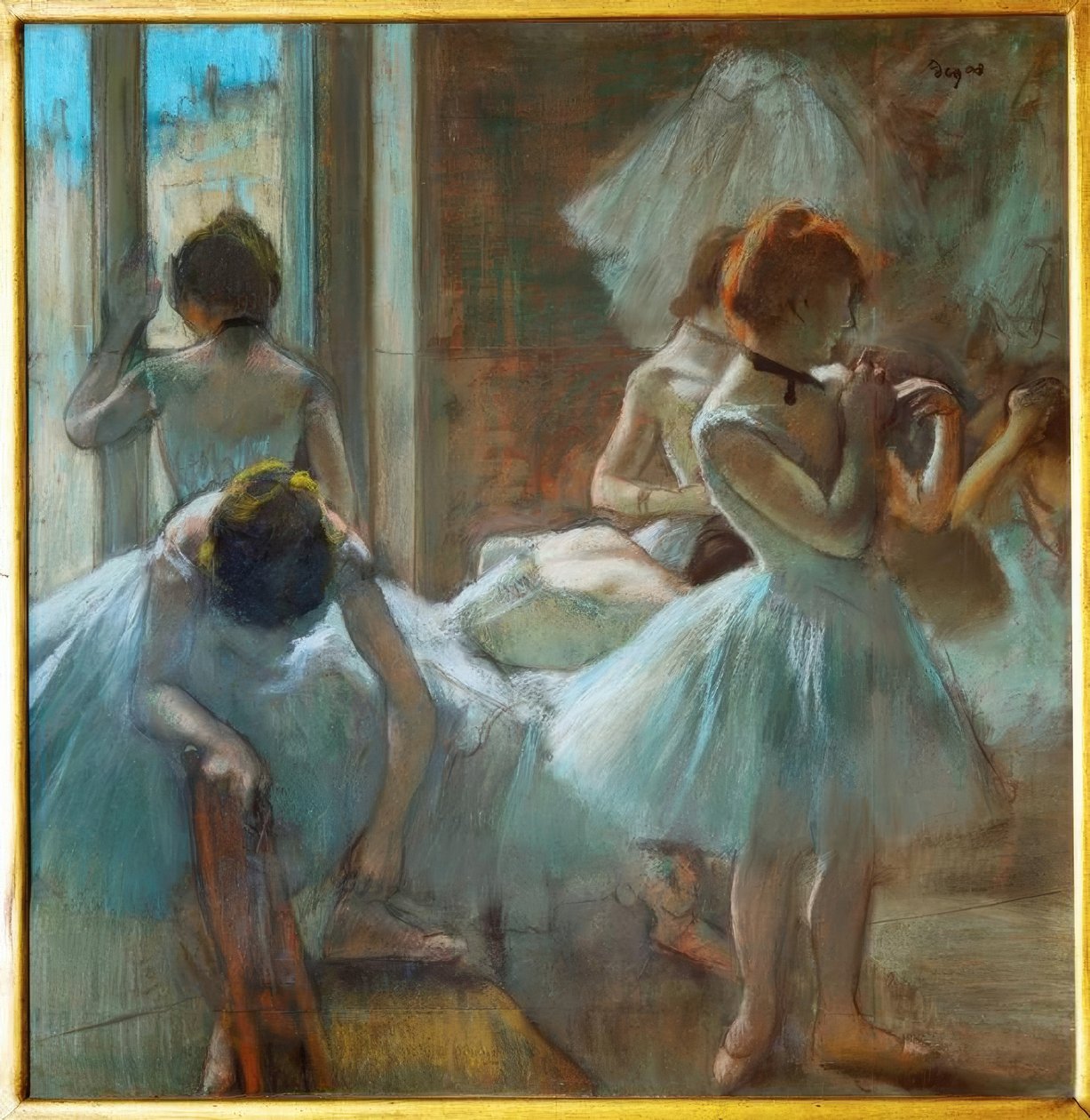 Dancers at Rest by Edgar Degas