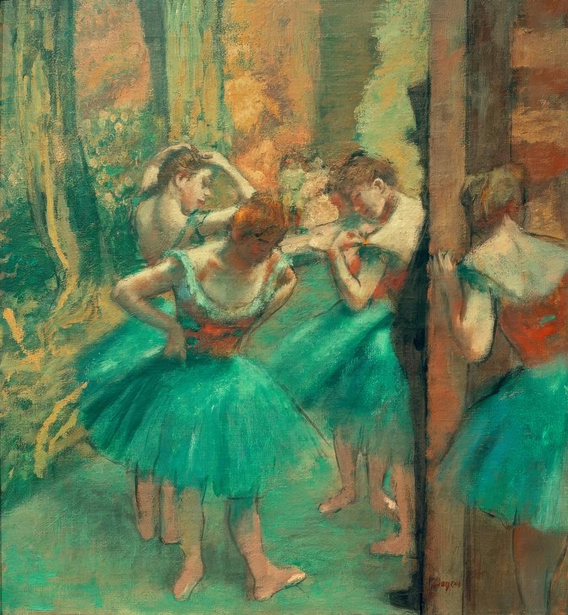 Dancers in Pink by Edgar Degas
