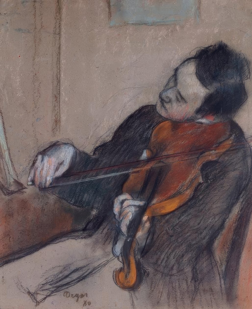 The Viola Player by Edgar Degas