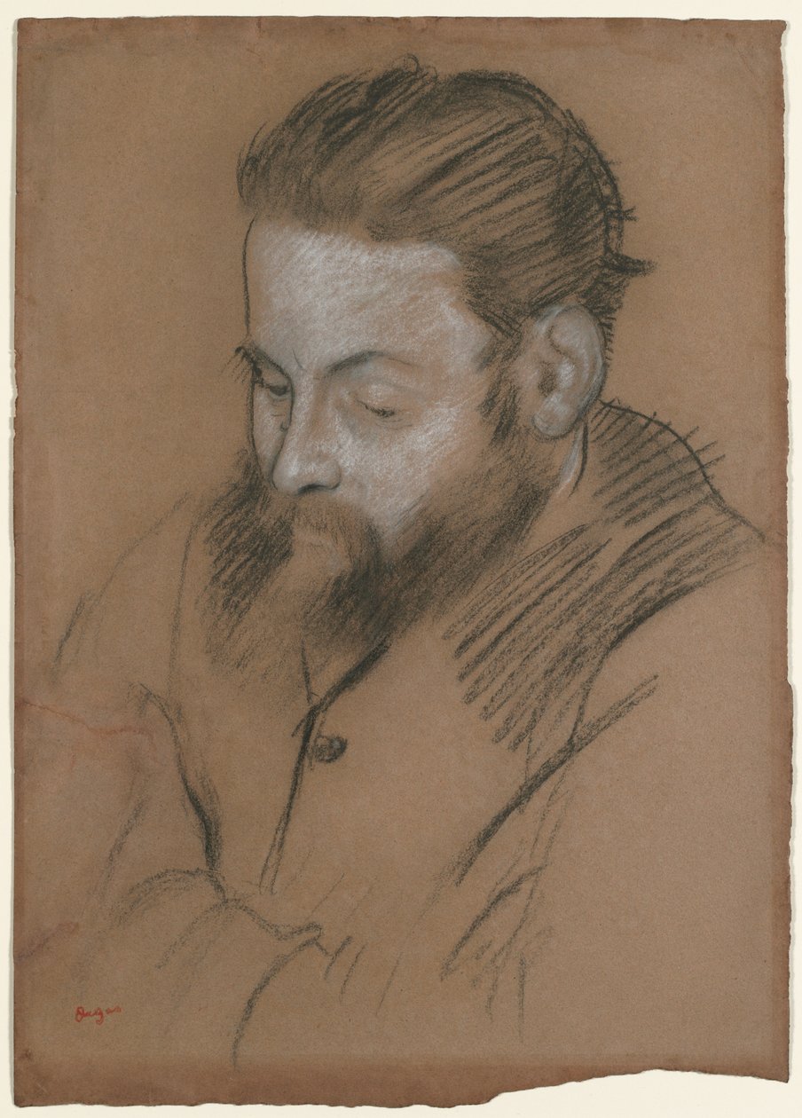 Diego Martelli by Edgar Degas