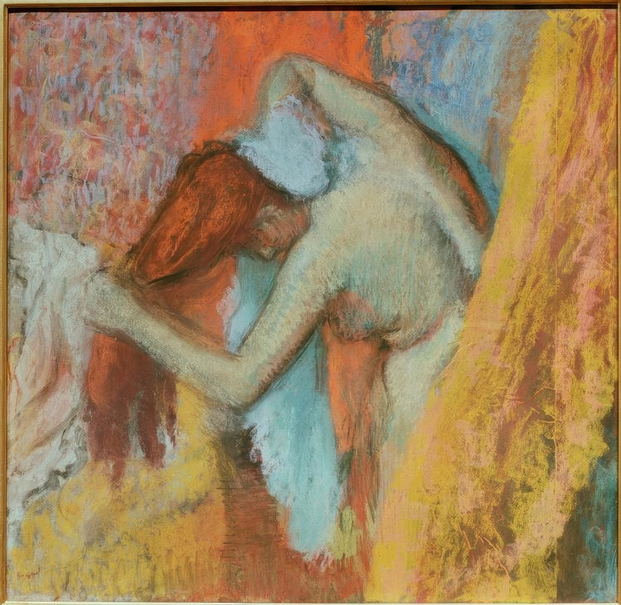 Woman at Her Toilet by Edgar Degas