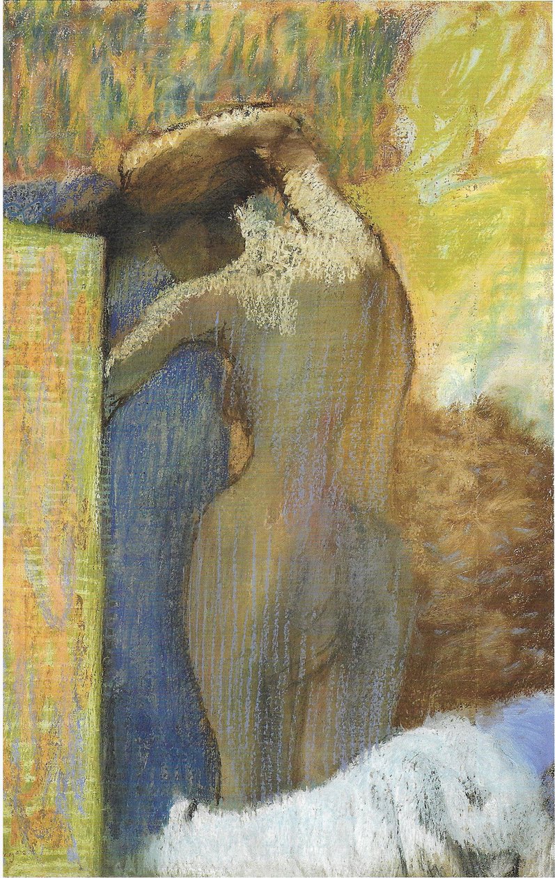 Woman Drying Her Hair by Edgar Degas