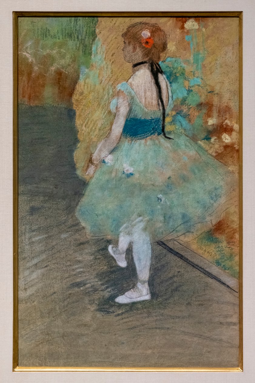 Green Dancer by Edgar Degas