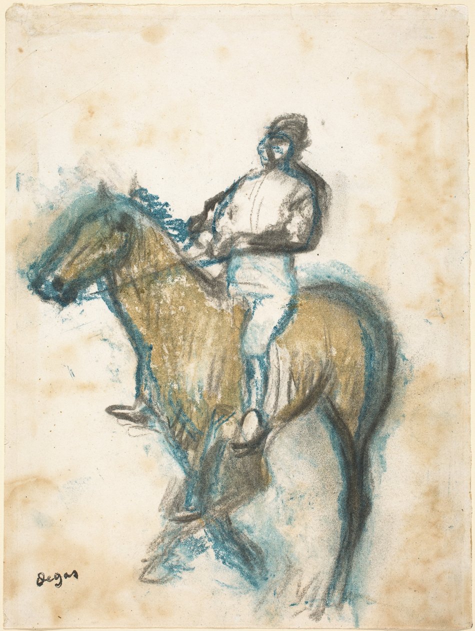 Jockey by Edgar Degas