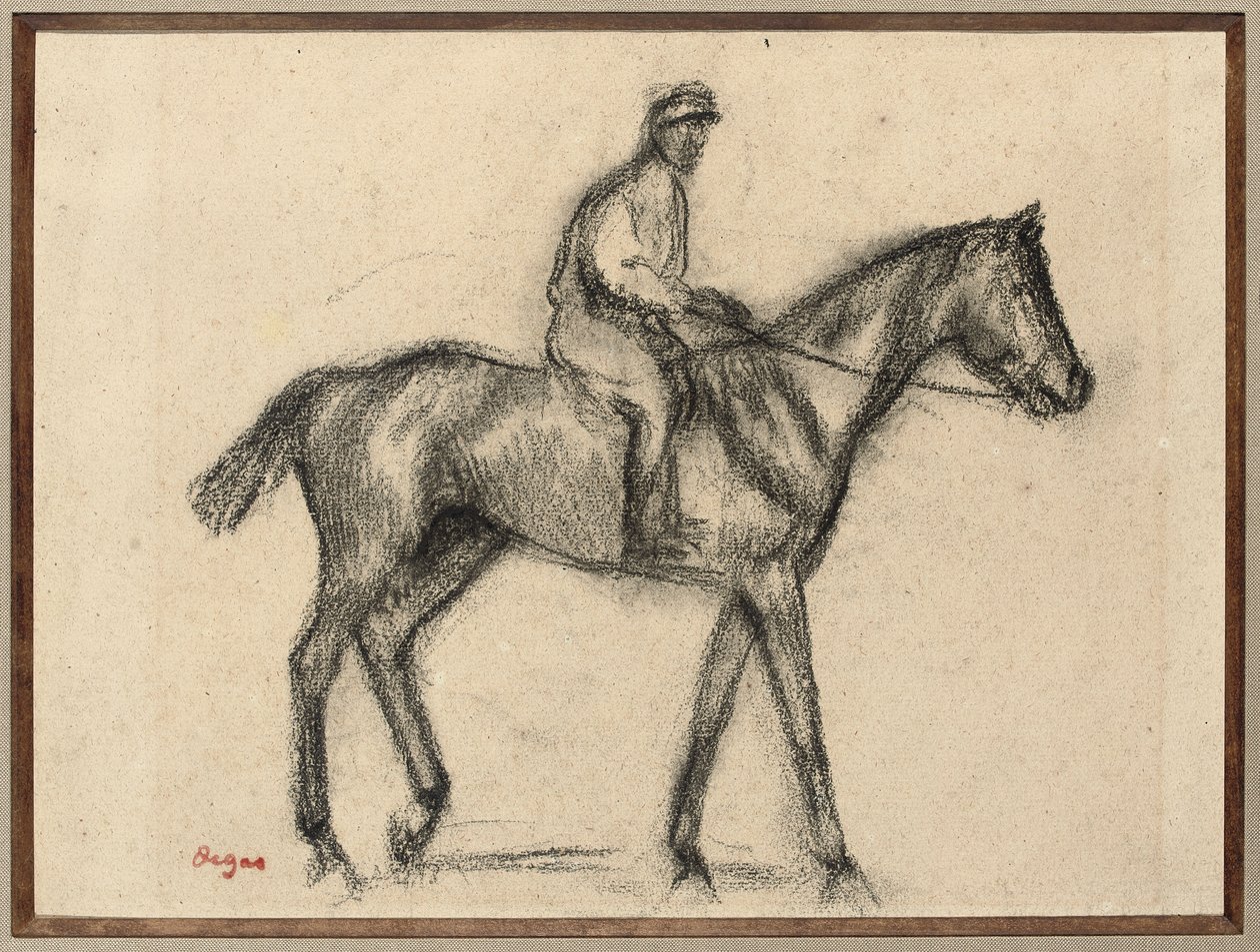 Jockey by Edgar Degas