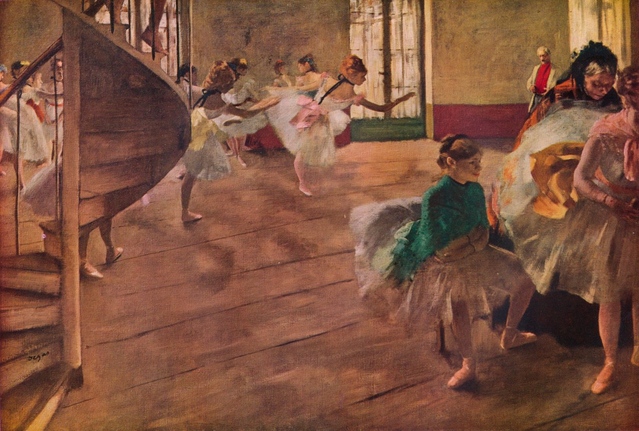 The Rehearsal, 1877 by Edgar Degas