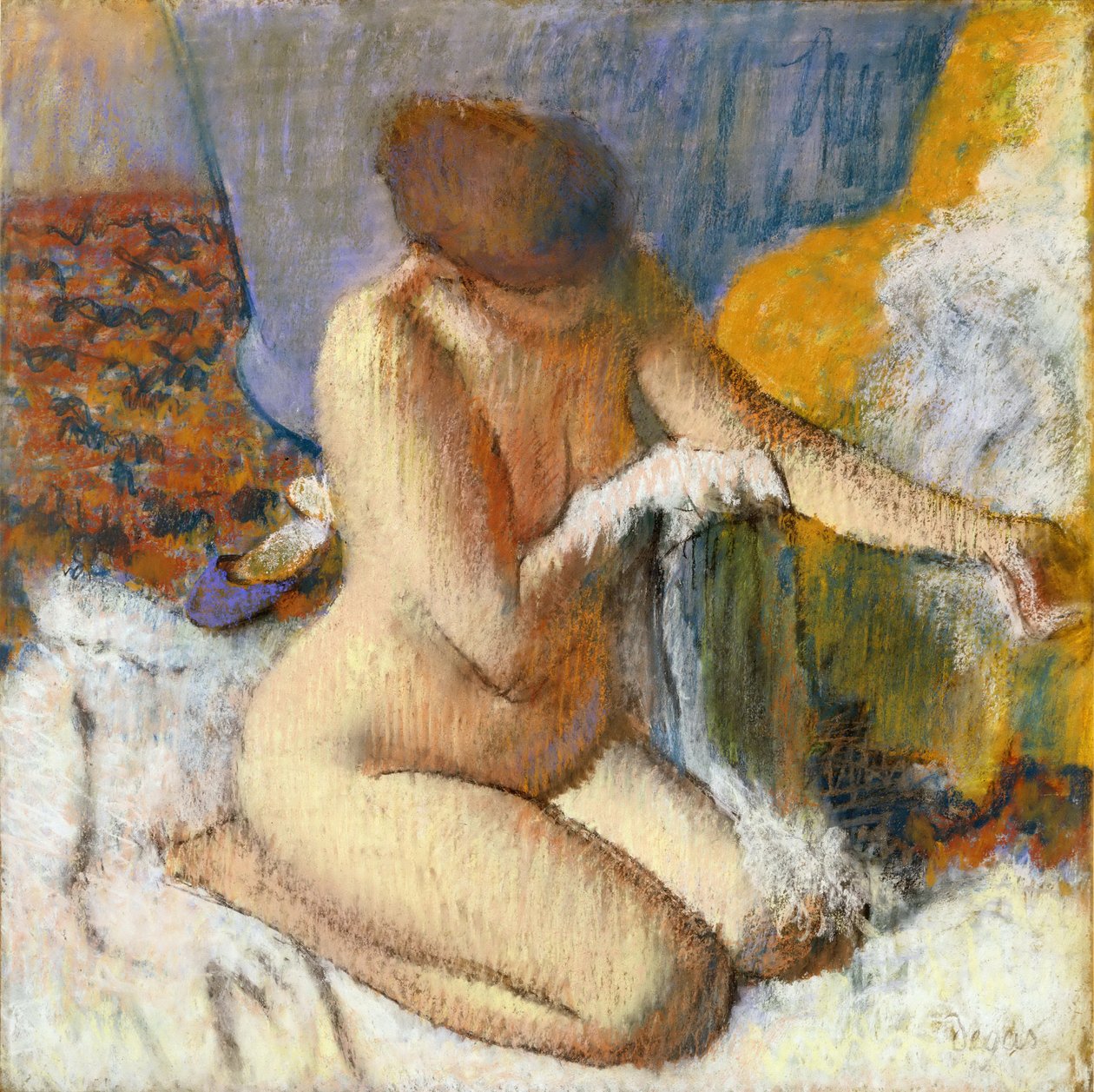 The Bath by Edgar Degas