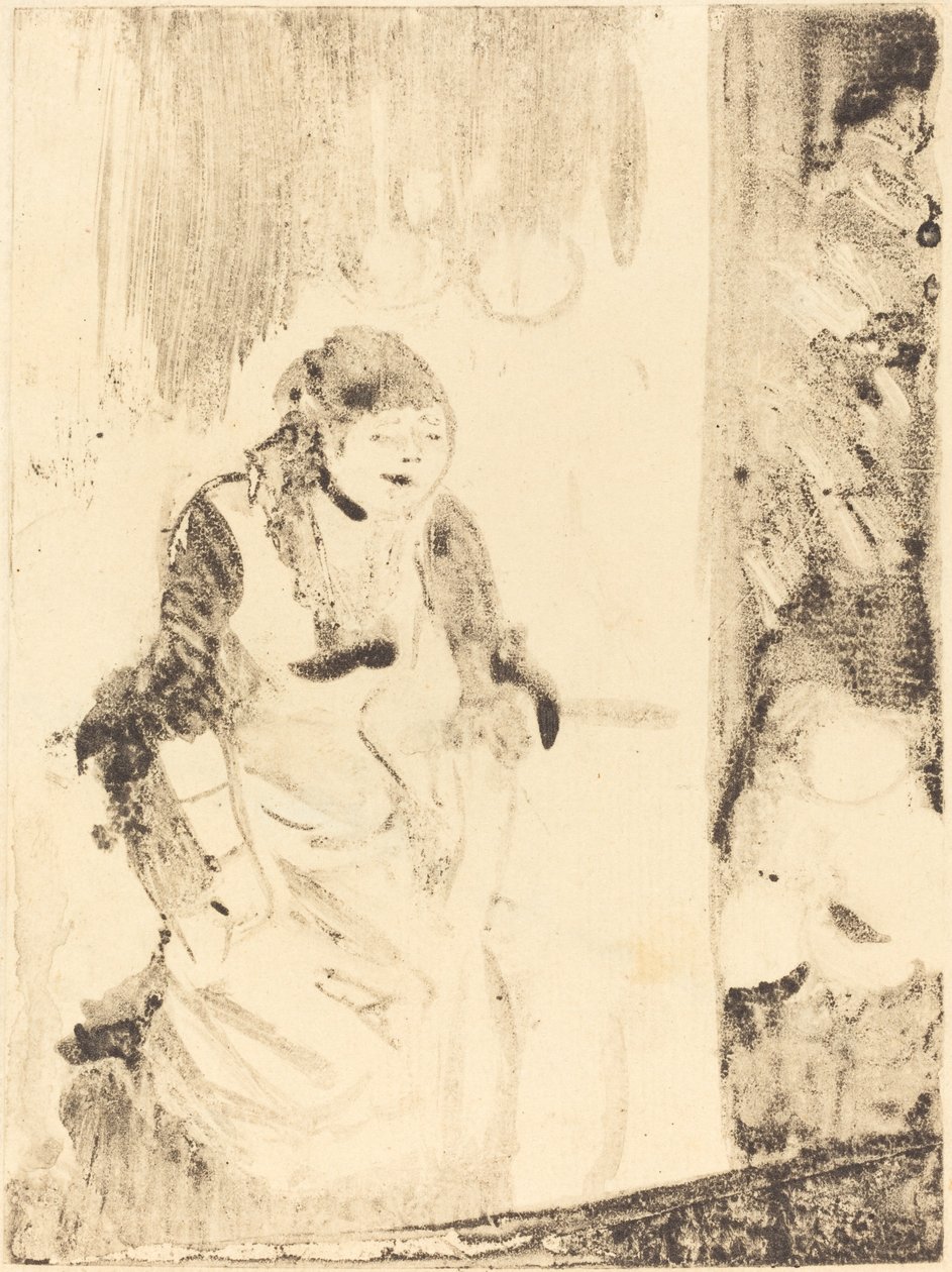 Mlle Bécat by Edgar Degas