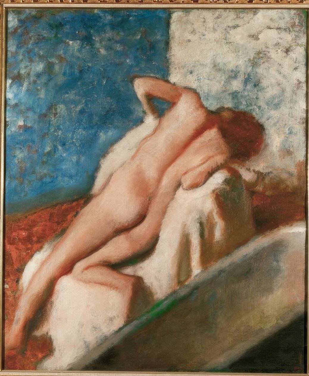After the Bath by Edgar Degas