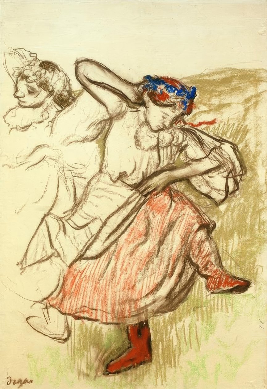 Russian Dancers by Edgar Degas