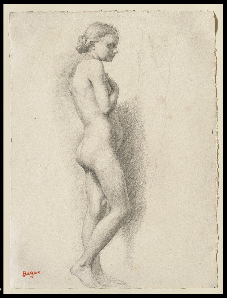 Standing Nude by Edgar Degas