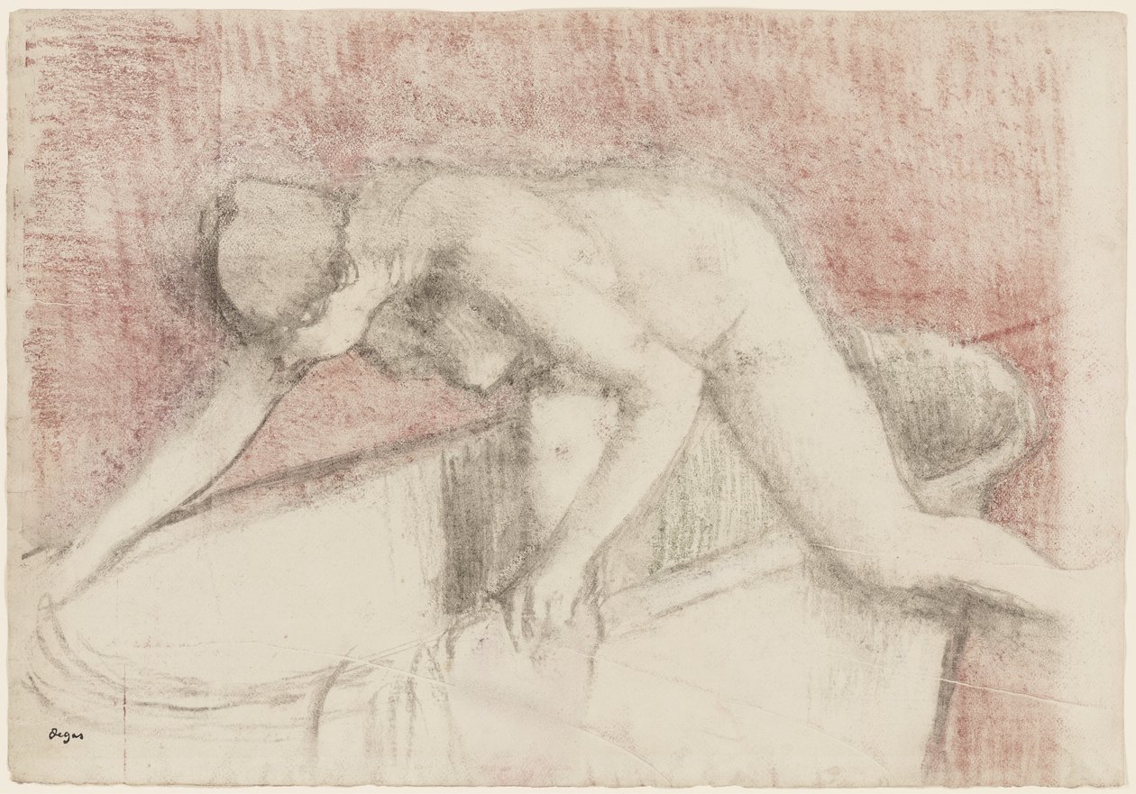 The Bath by Edgar Degas