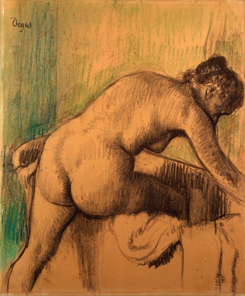 The Bath by Edgar Degas