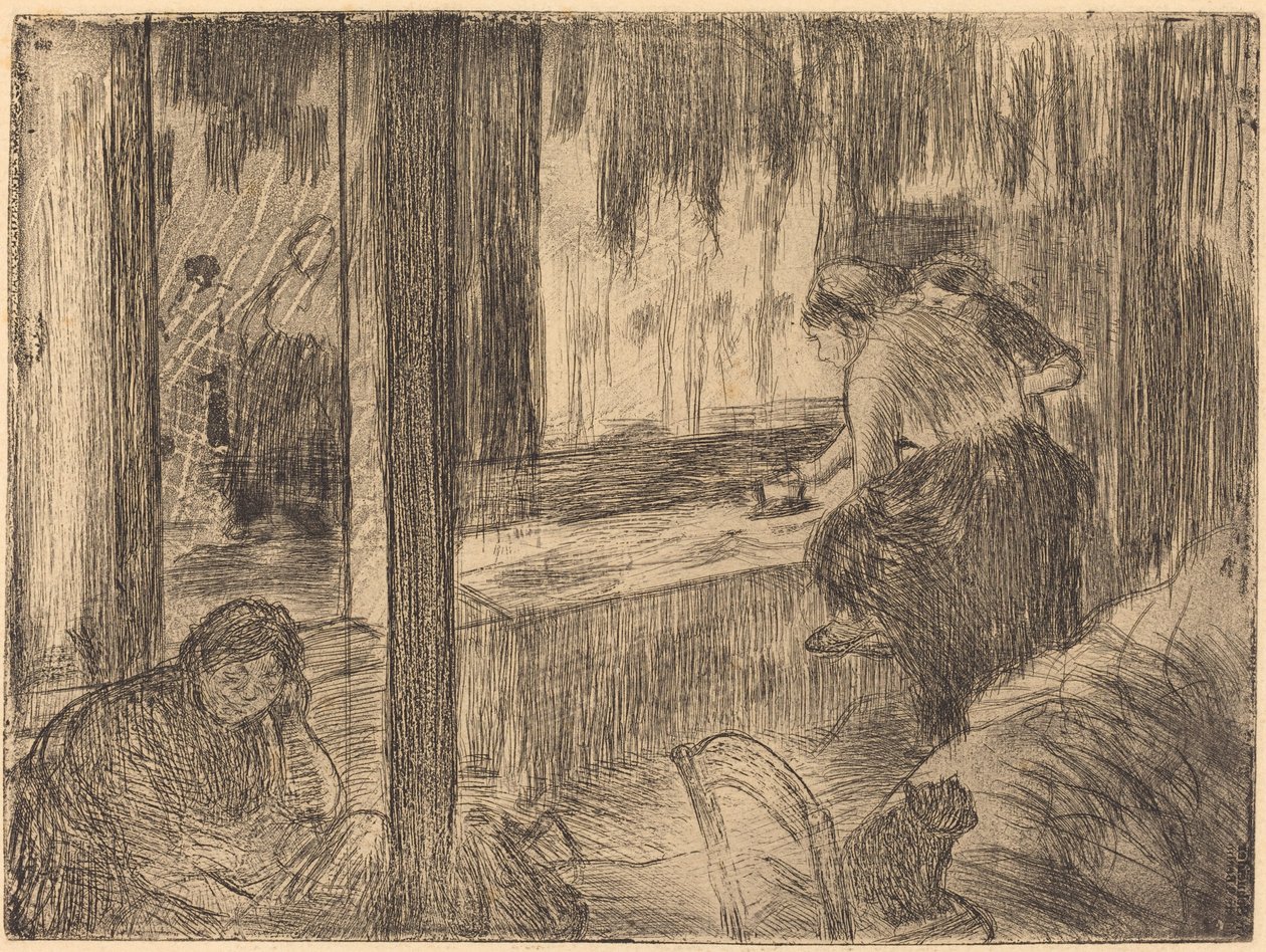 The Laundresses by Edgar Degas