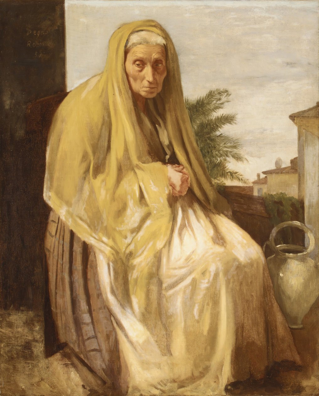 The Old Italian Woman by Edgar Degas